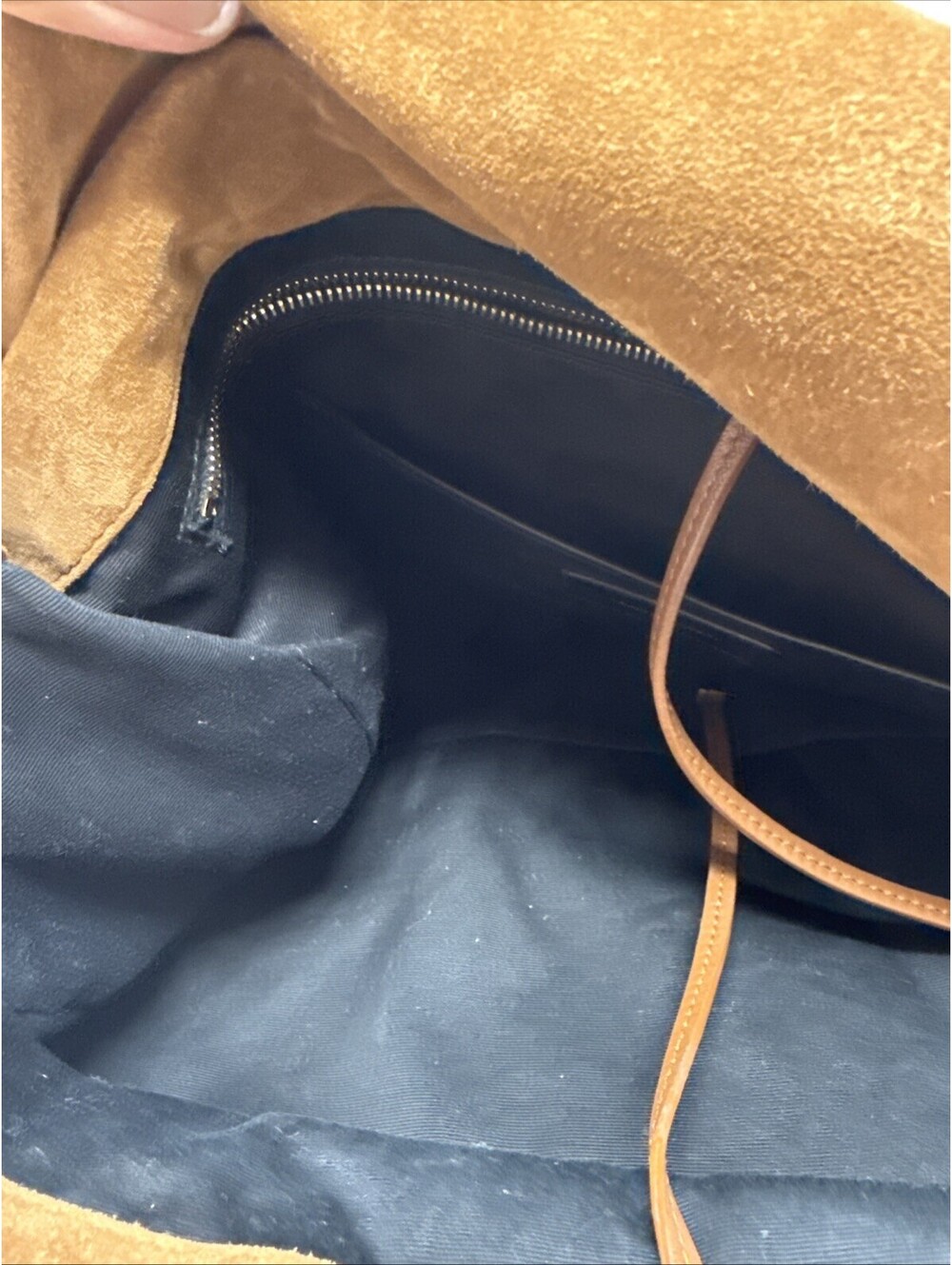 Saint Laurent YSL Maxi 4.3 JAMIE SUEDE GOLDEN LEAF COA - Picture 7 of 15